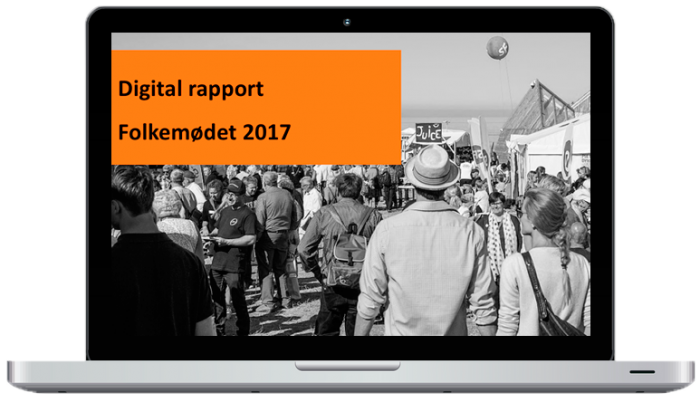 digital rapport analyse af folkemødet 2017
