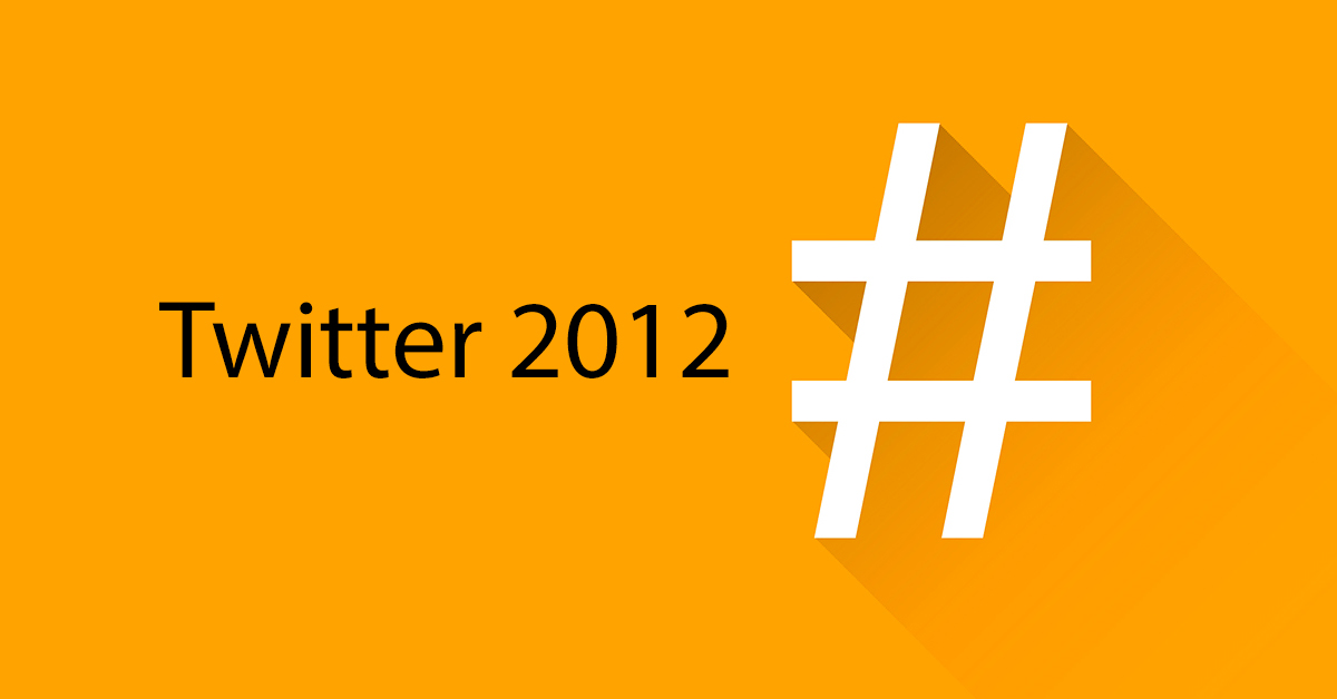 danske twitter hashtags -2012